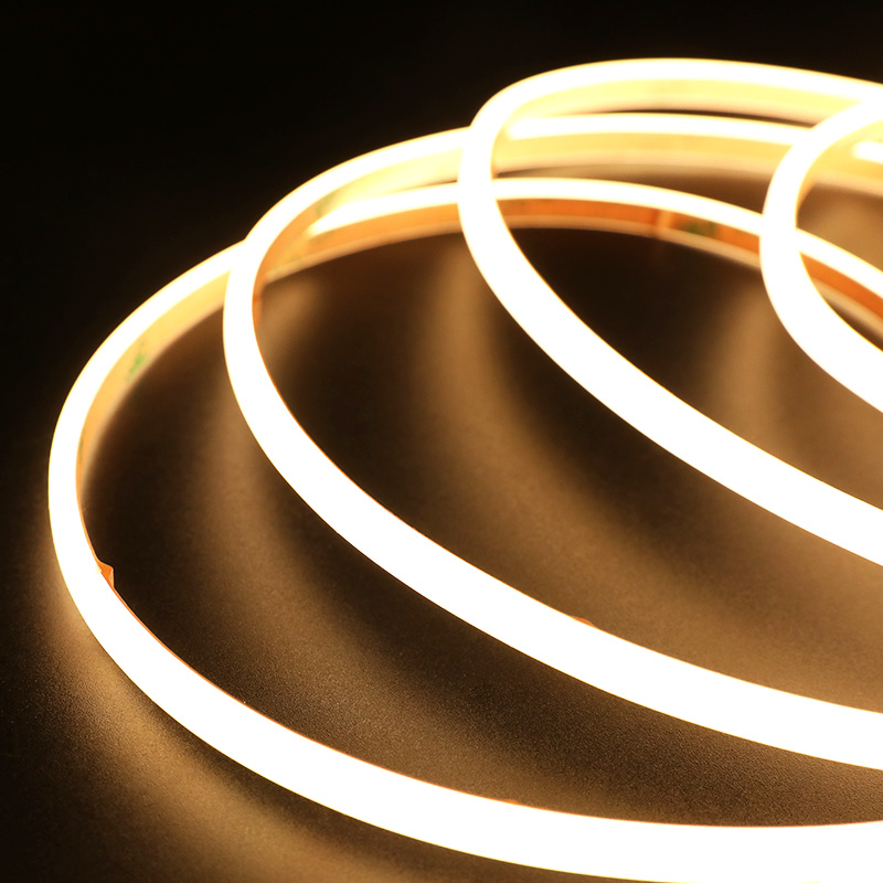 24V White Narrow Neon Effect Silicone COB LED Strip Tape Light 5x3mm 24V White Narrow Neon Effect Silicone COB LED Strip Tape Light 5x3mm